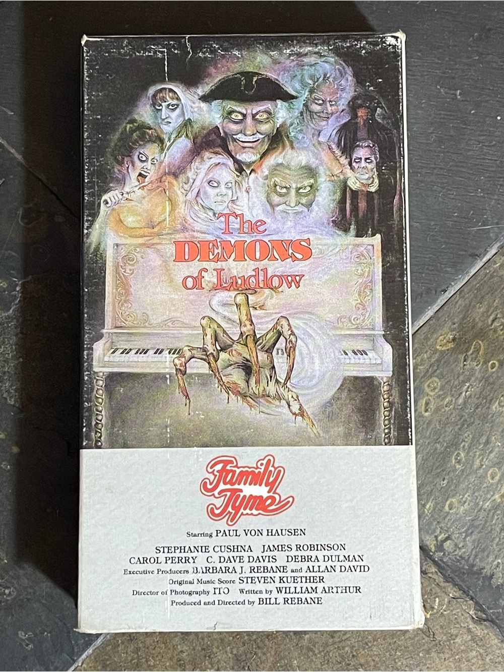 The Demons Of Ludlow VHS 1984 Horror Film Family Tyme RARE